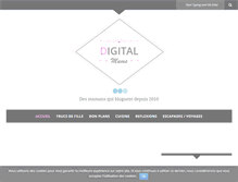 Tablet Screenshot of digitalmums.fr